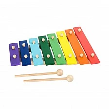 Small Foot Xylophone, colorful, wooden, 30 x 22 x 4.5 cm