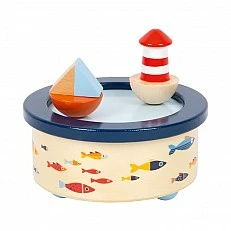 Small Foot Music box Ocean, wooden