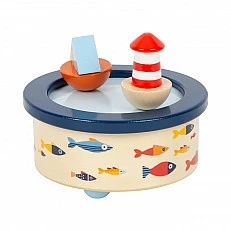 Small Foot Music box Ocean, wooden