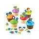 Learning Resources Letter muffins game, 64 pieces