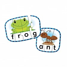 Learning Resources Карти, тип пъзел, с английски думи, 14 x 10.1 cm