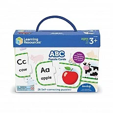 Learning Resources Cards, puzzle type, ABC, 12.7 x 7.6 cm
