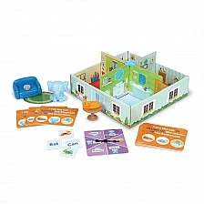 Learning Resources Образователен комплект Слон в стаята, с позиционни думи
