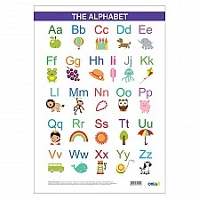 Cubos School chart "English alphabet", 70 x 100 cm