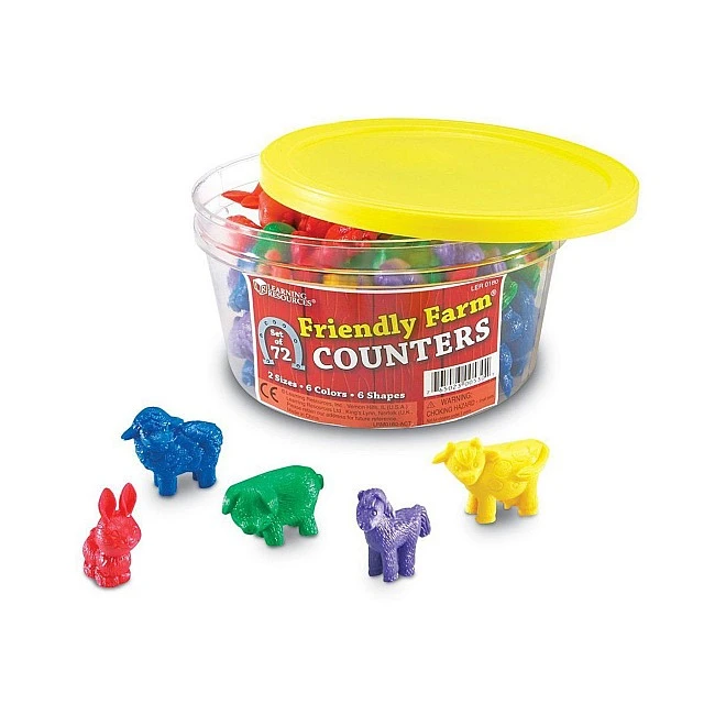Nowa Szkola Sorting and counting animals, 72 pieces