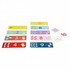 Small Foot wooden Numbers and counting puzzle, 30 pieces