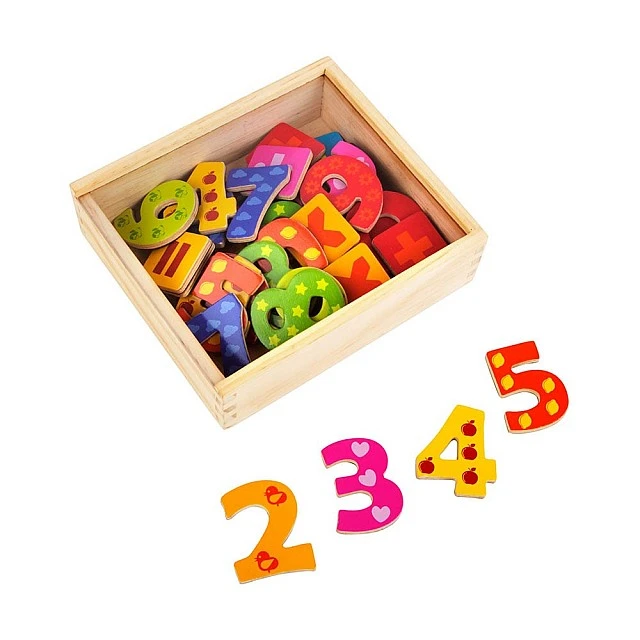 Small Foot wooden magnetic numbers, 40 pieces