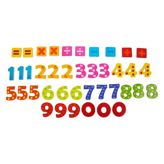 Small Foot wooden magnetic numbers, 40 pieces