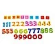 Small Foot wooden magnetic numbers, 40 pieces