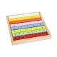 Small Foot Learn Fractions game, 17 x 17 x 2 cm