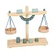 Small Foot Scale with weights, wooden, 31 x 9 x 31 cm