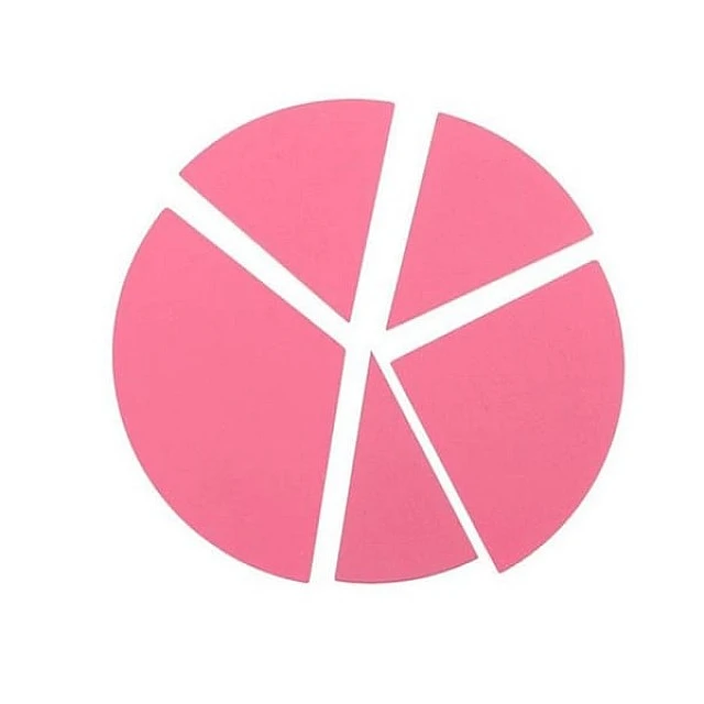Montessori circles, pink