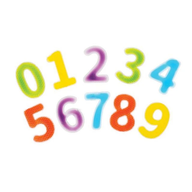 Nowa Szkola Numbers, gel, colorful, from 0 to 9, 26 pieces