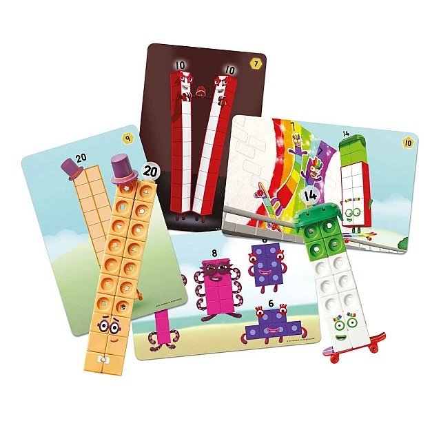 Learning Resources Комплект математически кубчета за сглобяване, от 11 до 20