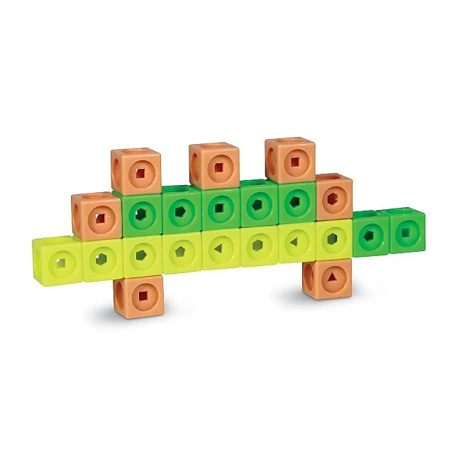 Learning Resources Dinosaur Building Math Cube Set