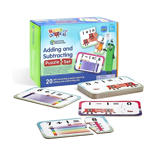 Learning Resources Numberblocks puzzle, for addition and subtraction