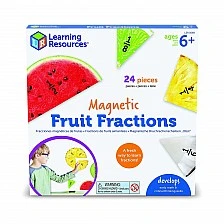Learning Resources Fraction Fruit Set, Magnetic