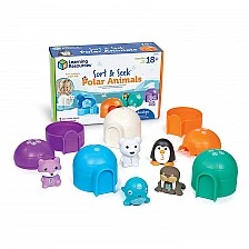 Learning Resources Polar Animals House Sorting and Counting Set