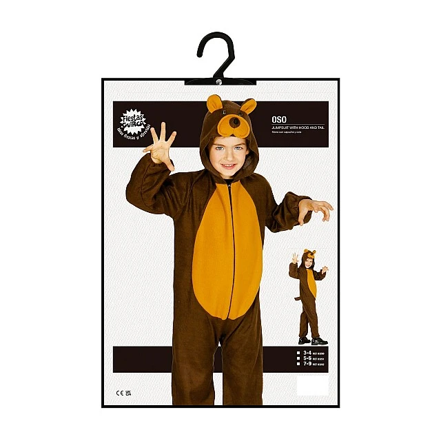 Bear costume, for children 5-6 years