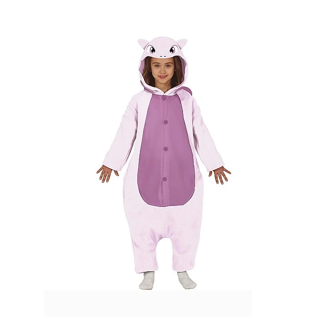 Cat costume, purple, for children 5-6 years