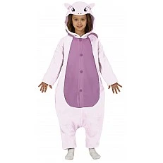Cat costume, purple, for children 10-12 years