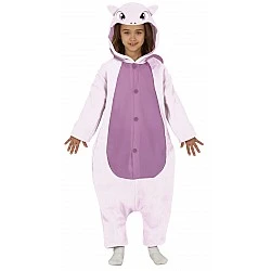 Cat costume, purple, for children 10-12 years