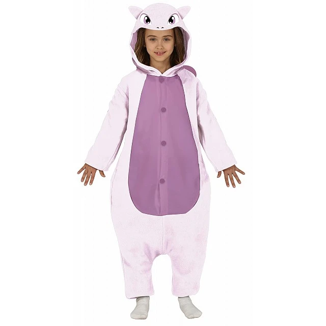 Cat costume, purple, for children 10-12 years