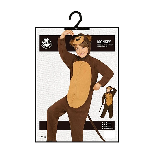 Monkey costume, for children 5-6 years