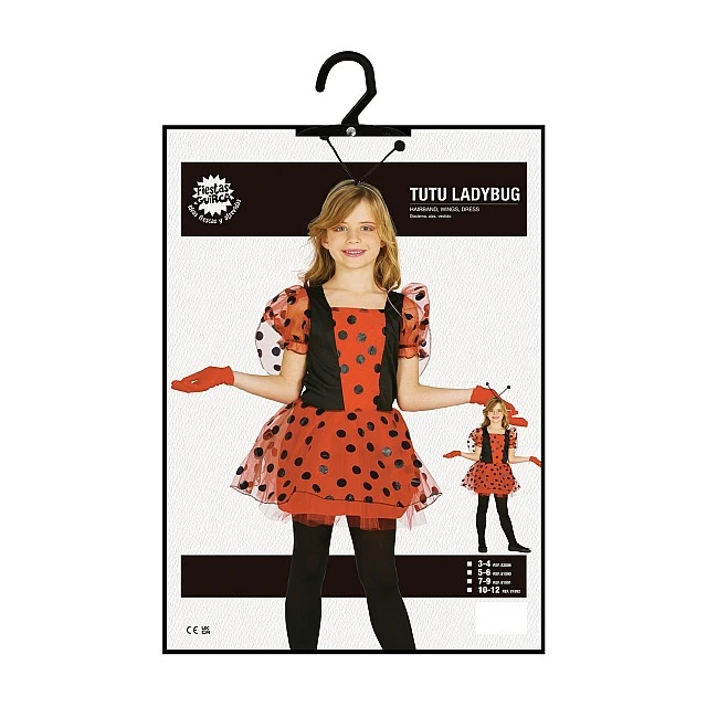 Ladybug costume, for children 5-6 years