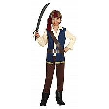 Pirate costume, for children 10-12 years