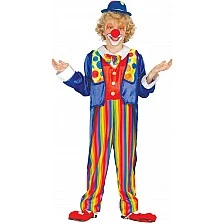 Clown costume, for children 10-12 years