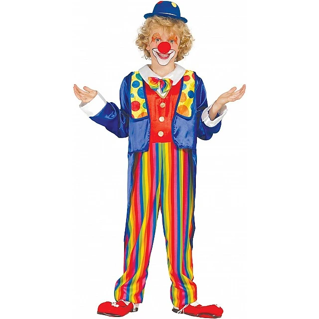 Clown costume, for children 10-12 years