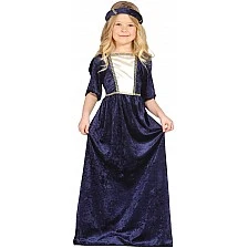 Medieval princess costume, for children 7-9 years