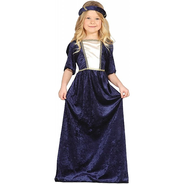 Medieval princess costume, for children 7-9 years