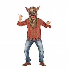 Werewolf costume, for children 7-9 years