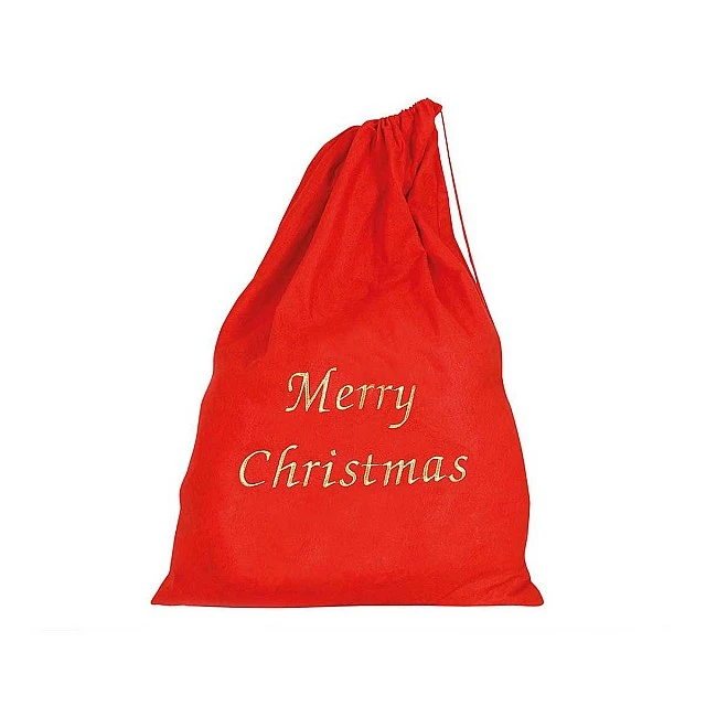 Santa sack, 60 x 95 cm, red