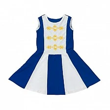Majorette costume, children’s, size 122 cm, age 7 years, blue-white