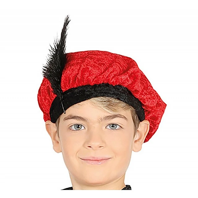 Prince costume, for children 10-12 years, red