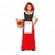 Little Red Riding Hood costume, for children 10-12 years, red