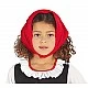 Little Red Riding Hood costume, for children 10-12 years, red