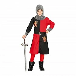 Medieval knight costume, for children 10-12 years