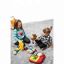 Nowa Szkola Set of hand puppets, family, 25 cm, 6 pieces