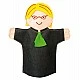 Nowa Szkola Hand puppets, professions, 25 cm, 14 pieces