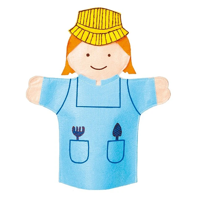 Nowa Szkola Hand puppets, professions, 25 cm, 14 pieces