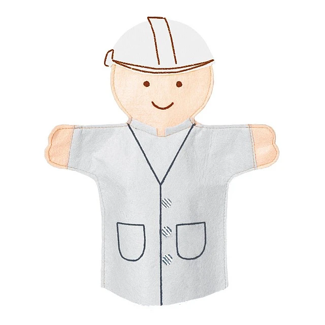 Nowa Szkola Hand puppets, professions, 25 cm, 14 pieces