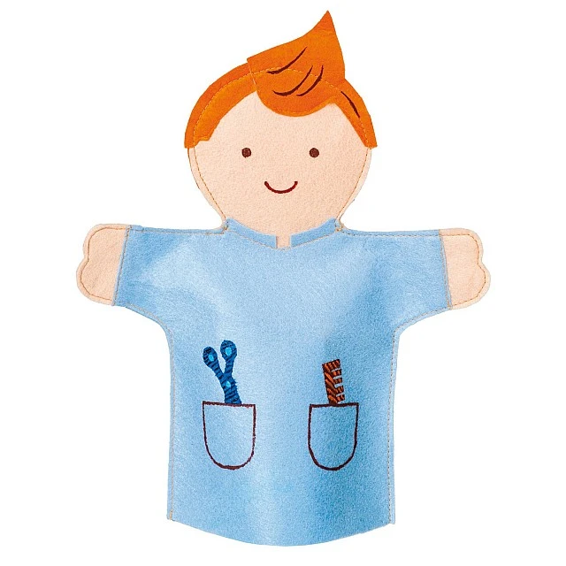 Nowa Szkola Hand puppets, professions, 25 cm, 14 pieces