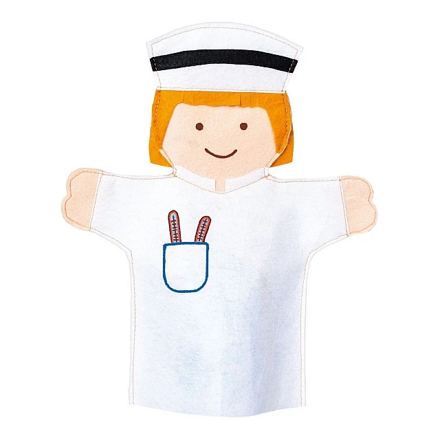 Nowa Szkola Hand puppets, professions, 25 cm, 14 pieces