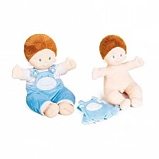 Nowa Szkola Doll boy, anatomical, with clothes, 48 cm