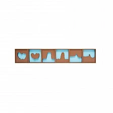 Nowa Szkola Montessori tiles, earth-shaped, embossed