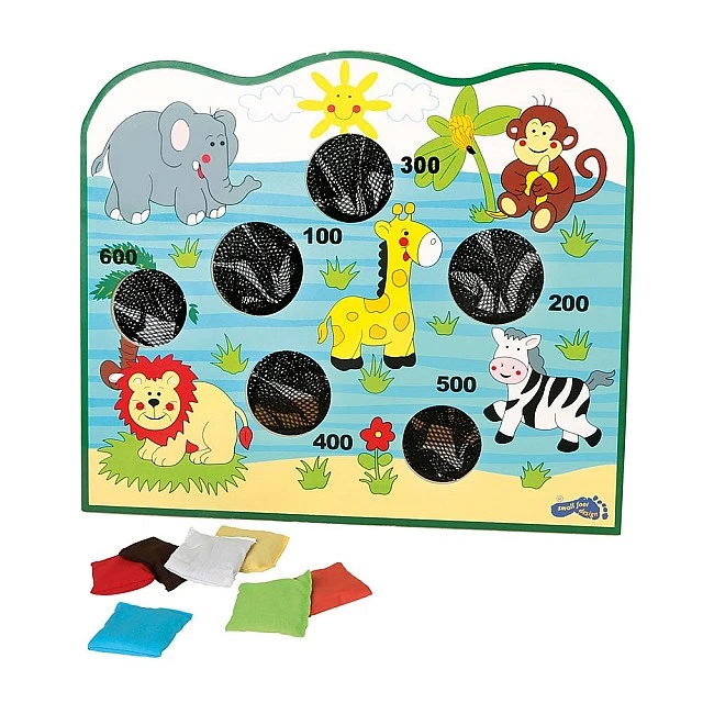 Small Foot Africa target throwing game, 42 x 17 x 36 cm